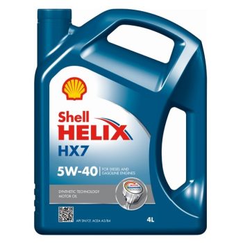 МАСЛО МОТОРНОЕ SHELL 550053770 Масло моторное Helix HX7 5W-40 4л