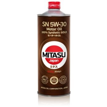 МАСЛО МОТОРНОЕ MITASU 5W-30 1L МАСЛО МОТОРНОЕ GOLD SN/ILSAC GF-5/DEXOS 1 СИНТ