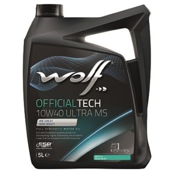 МАСЛО МОТОРНОЕ WOLF 65603/5 OfficialTech Ultra 10W-40 MS 5 л моторное масло