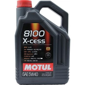 МАСЛО МОТОРНОЕ MOTUL 8100 X-CESS 5W-40 5л SA B71 2296 LL-01  502.00/505.00