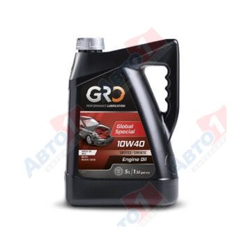 МАСЛО МОТОРНОЕ Global Racing Oil 9005620 Масло моторное легковое GLOBAL SPECIAL 10W40, Synthetic Lubricant, 5 л