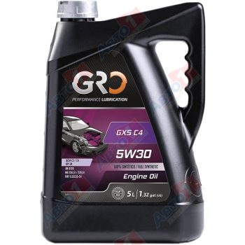 МАСЛО МОТОРНОЕ Global Racing Oil 9007720 Масло моторное легковое GXS C4 5W30, 100% synthetic, 5 л