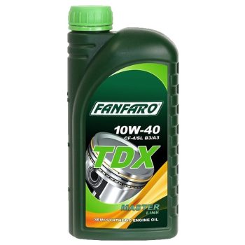 МАСЛО МОТОРНОЕ FANFARO 97840 Масло моторное полусинтетическое TDX 10W40 1л API CF-4/SL