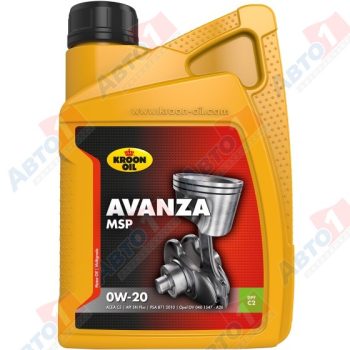 МАСЛО МОТОРНОЕ KROON OIL AVANZA MSP 0W-20 1л API SP ACEA C6 PSA B71 2010