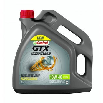 МАСЛО МОТОРНОЕ CASTROL GTX ULTRACLEAN 10W40 A3/B4 4LT 