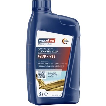 МАСЛО МОТОРНОЕ EUROLUB CLEANTEC DXS 5W-30 1л ILSAC GF-5/GF-6A / DEXOS1