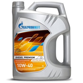 МАСЛО МОТОРНОЕ ГАЗПРОМНЕФТЬ Diesel Premium 10W-40  5л CI-4/SL