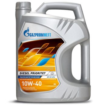 МАСЛО МОТОРНОЕ ГАЗПРОМНЕФТЬ Diesel Prioritet 10W-40 5л CH-4/SL (Л)