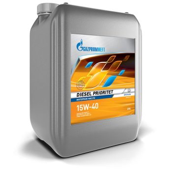 МАСЛО МОТОРНОЕ ГАЗПРОМНЕФТЬ Diesel Prioritet 15W-40 20л CH-4/SL (L)