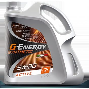 МАСЛО МОТОРНОЕ G-Energy Synthetic Active 5W-30 API SL/CF (L)