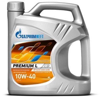 МАСЛО МОТОРНОЕ ГАЗПРОМНЕФТЬ Premium L 10W-40 SL/CF (L)