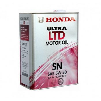 МАСЛО МОТОРНОЕ HONDA ULTRA LTD SN/SAE 5W-30/API SN/ILSAC GF-5