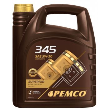 МАСЛО МОТОРНОЕ PEMCO iDRIVE 345 5W-30 5л ACEA C2/С3 LL-04 229.52