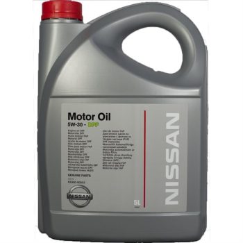 МАСЛО МОТОРНОЕ NISSAN KE90090043 Масло моторное синтетическое DPF 5w30 5L ACEA C4 API SL/CF