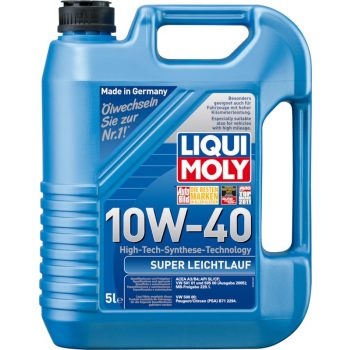 МАСЛО МОТОРНОЕ LIQUI MOLY 10W40 Super Leichtlauf API SL/CF,ACEA A3-04/B4-04:MB229.1,VW,Peug