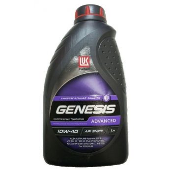 МАСЛО МОТОРНОЕ ЛУКОЙЛ GENESIS ADVANCED 10W-40 SN/CF (заменён на GENESIS UNIVERSAL)