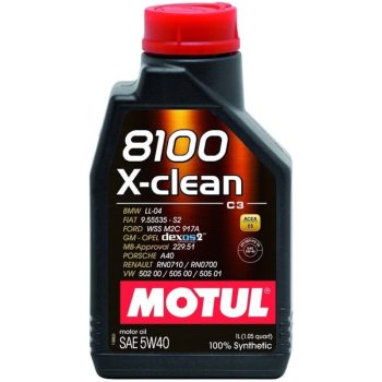 МАСЛО МОТОРНОЕ MOTUL Масло моторное 8100 X-CLEAN C3 5W40 синт 1л