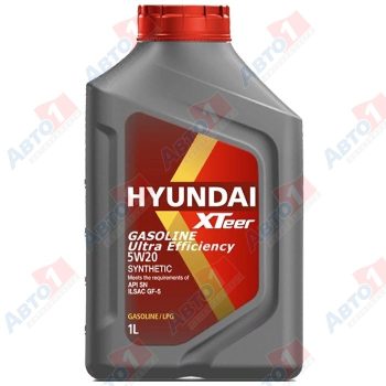 МАСЛО МОТОРНОЕ HYUNDAI/KIA МАСЛО МОТОРНОЕ Gasoline Ultra Efficiency 5W20 (1L)
