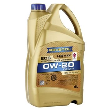 МАСЛО МОТОРНОЕ RAVENOL Масло моторное синт. ECS EcoSynth 0W-20 (4л) пластик