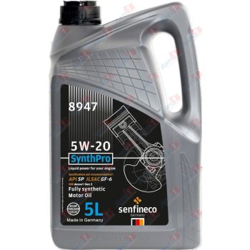 МАСЛО МОТОРНОЕ Senfineco Масло моторное SynthPro 5W-20 API SP ILSAC GF-6, кан.5 л