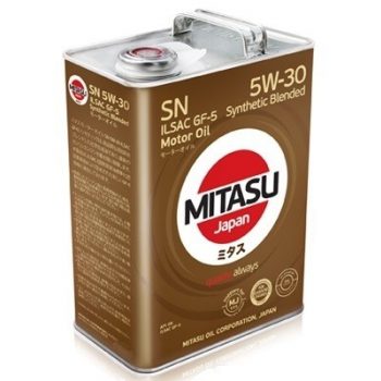 МАСЛО МОТОРНОЕ MITASU 5W30 MOTOR OIL SN  API SN; ILSAC GF-5