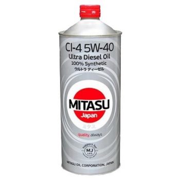 МАСЛО МОТОРНОЕ MITASU MJ2121 5W40 ULTRA DIESEL CI-4 A