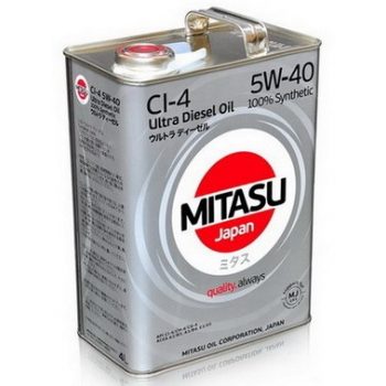 МАСЛО МОТОРНОЕ MITASU MJ2124 5W40 ULTRA DIESEL CI-4 A