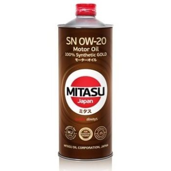 МАСЛО МОТОРНОЕ MITASU MJ-102-1 0W20 1L МАСЛО МОТОРНОЕ GOLD SN/ILSAC GF-5/D