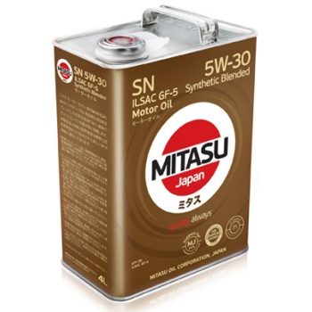 МАСЛО МОТОРНОЕ MITASU MJ-120-4 5W30 4L МАСЛО МОТОРНОЕ MOTOR OIL SN \ API S