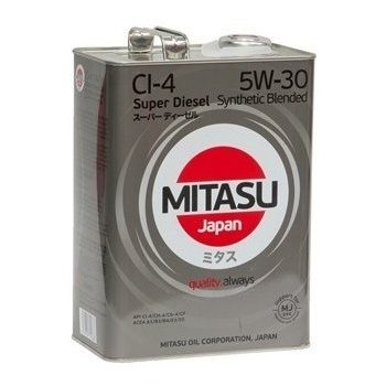 МАСЛО МОТОРНОЕ MITASU MJ-220-4 5W30 4L МАСЛО МОТОРНОЕ SUPER DIESEL CI-4 \API CI-4/CH-4/CG-4/CF ACEA А3/B4/E3/E5 ПОЛУСИНТ