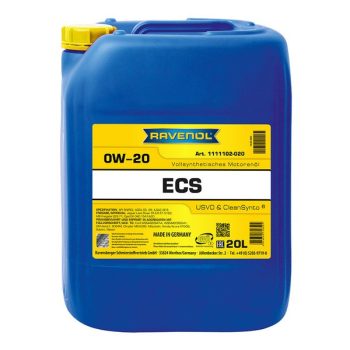 МАСЛО МОТОРНОЕ RAVENOL Моторное масло ECS EcoSynth SAE 0W-20 ( 20л) ecobox