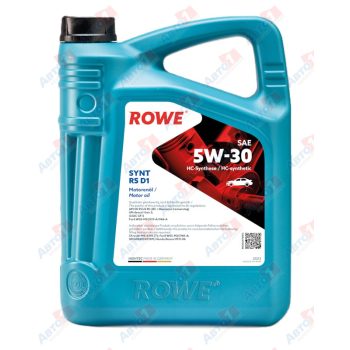 МАСЛО МОТОРНОЕ ROWE Моторное масло HIGHTEC SYNT RS D1 SAE 5W-30 5L 20212-0050-99