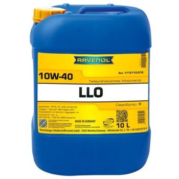 МАСЛО МОТОРНОЕ RAVENOL Моторное масло LLO SAE 10W-40 (10л) new