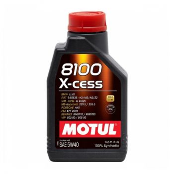 МАСЛО МОТОРНОЕ MOTUL 5W40 X-CESS 8100 SAE