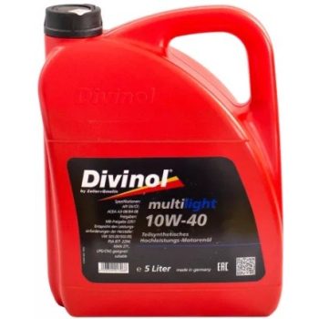 МАСЛО МОТОРНОЕ DIVINOL MULTILIGHT 10W-40 5л ACEA A3/B3/B4 505.00/501.01 B712294 RN 0700