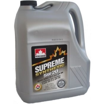 МАСЛО МОТОРНОЕ PETRO-CANADA Supreme Synthetic 5W-20 GF-5, GM, Ford