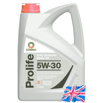 МАСЛО МОТОРНОЕ COMMA Prolife 5W-30 ,4л масло моторное синтетическое для удлиненных сервисных интервалов