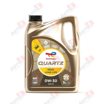 МАСЛО МОТОРНОЕ TOTAL QUARTZ INEO LONG LIFE 0W-30 5л ACEA C3 LL-04  504.00/507.00