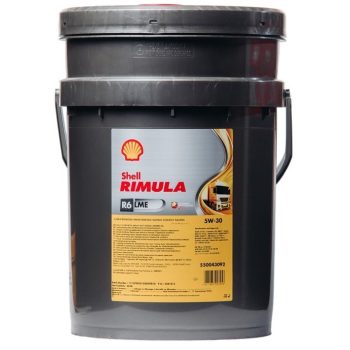 МАСЛО МОТОРНОЕ SHELL RIMULA R6 LME 5W-30 20л