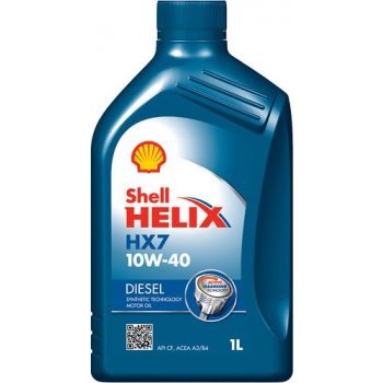 МАСЛО МОТОРНОЕ SHELL 10W-40 HELIX DIESEL HX7/1