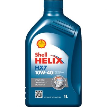 МАСЛО МОТОРНОЕ SHELL 10W40 HELIX HX7/1 API: SN/CF, ACEA: A3/B3/B4