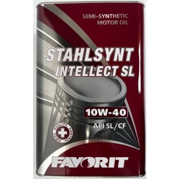МАСЛО МОТОРНОЕ FAVORIT STAHLSYNT Intellect SL 10W-40 4л Metal SL/CF