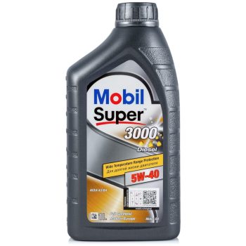 МАСЛО МОТОРНОЕ MOBIL Super 3000 X1 Diesel 5W-40 1л API CF  VW502.00/505.00 B71 2296