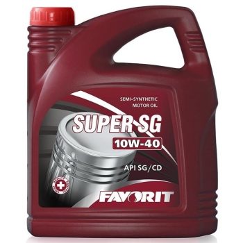 МАСЛО МОТОРНОЕ FAVORIT SUPER SG SAE 10W-40 4,5л API SG/CD