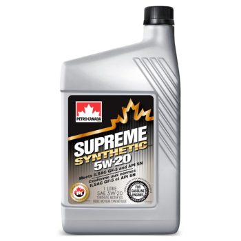 МАСЛО МОТОРНОЕ PETRO-CANADA Supreme Synthetic 5W-20 1л GF-5, GM, Ford