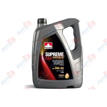МАСЛО МОТОРНОЕ PETRO-CANADA Supreme Synthetic C3-X 5W-40 5л ACEA C3 LL-04 502.00/505.00