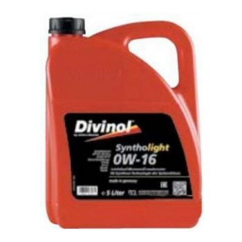 МАСЛО МОТОРНОЕ DIVINOL SYNTHOLIGHT 0W-16 5л API SP/ SN/ SN Plus ILSAC GF 6B