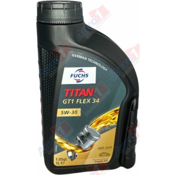 МАСЛО МОТОРНОЕ FUCHS TITAN GT1 FLEX 34 5W-30 1л 229.51 RN0720 C3/C4