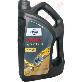 МАСЛО МОТОРНОЕ FUCHS TITAN GT1 FLEX 34 5W-30 5л 229.51 RN0720 C3/C4