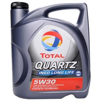 МАСЛО МОТОРНОЕ TOTAL 5W30 QUARTZ INEO LONG LIFE  ACEA С3; VW 504.00/507.00; BMW LL04; MB 229.51